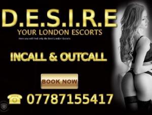 Desire London Companions - Mens and ladies escort agencies London 1
