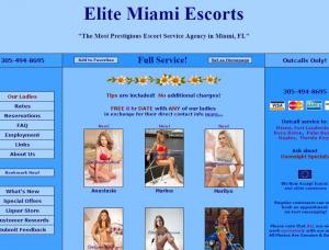 Elite Miami Escorts - Mens and ladies escort agencies Miami FL 1