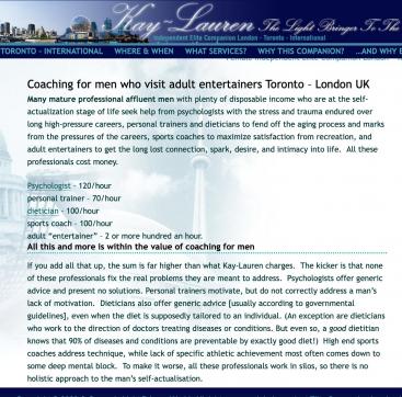 Companion for professional men over 35 - Escort lady Toronto 9