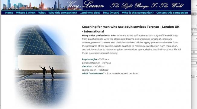 Companion for older professional men - Escort lady Toronto 9